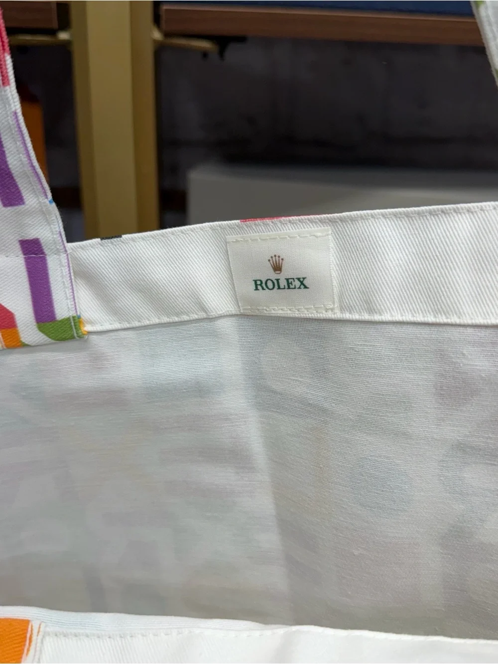 Rolex Multicolor Logo-Print Canvas Tote Watches & Wonders 2026